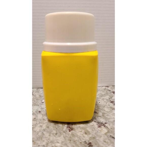 Vintage Smurf Thermos Complete w/Cup & Lid Smurfette Yellow - Picture 5 of 6